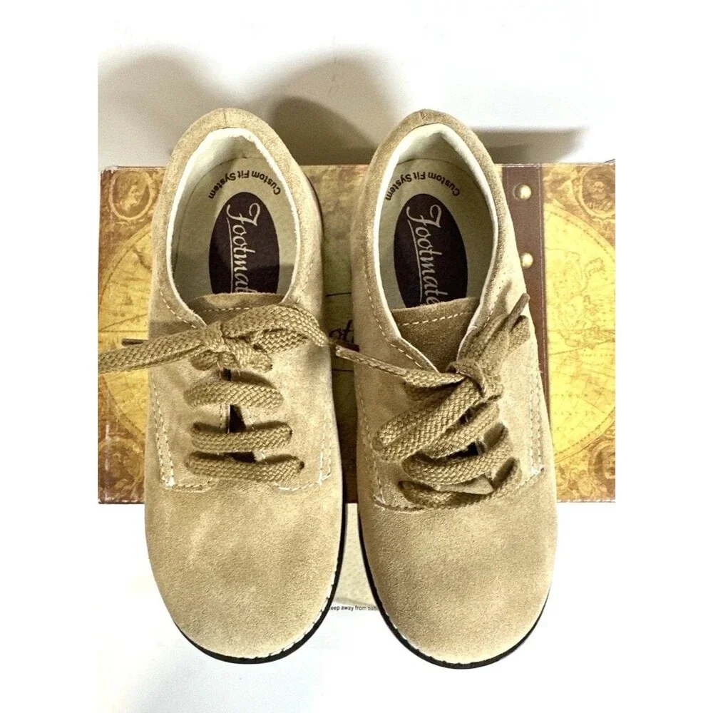 FootMates Bucky Dirty Buck Suede Oxford Shoes Boys Size 11 Medium/Wide New